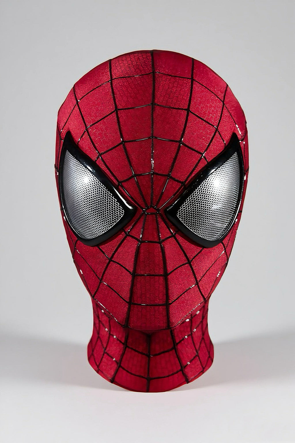 “Amazing”Handmade Head-Worn Spider Face Mask with Flashing Eyes – Motion Blink + LED Light