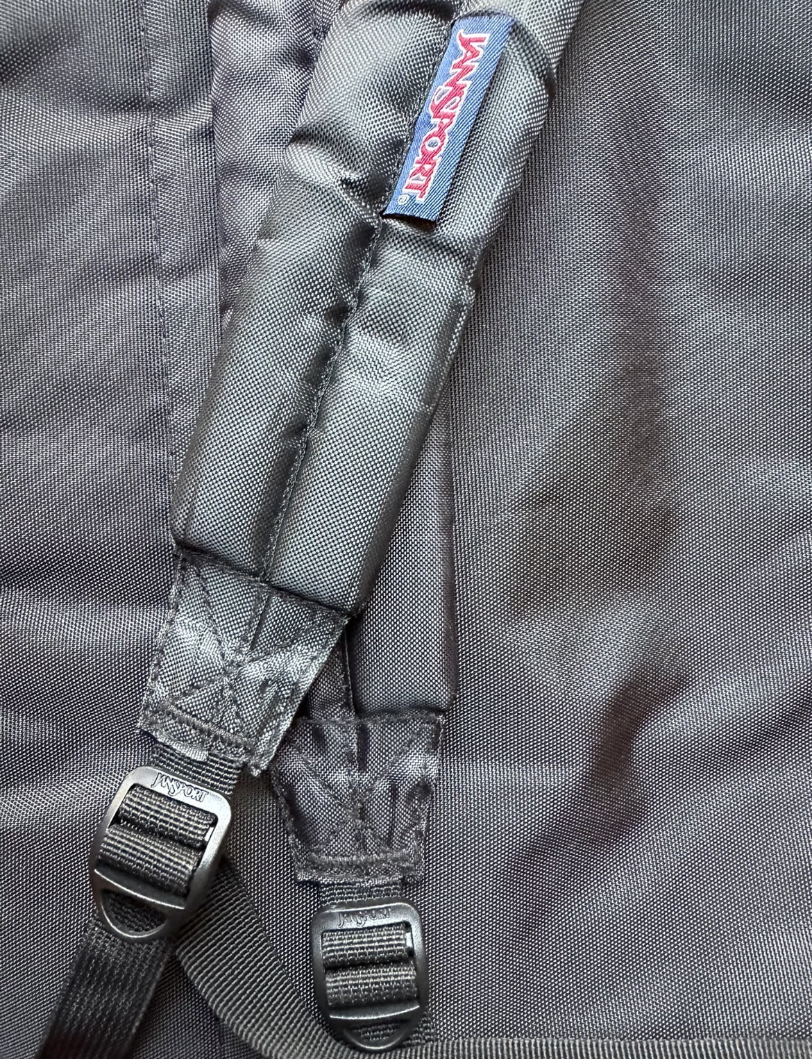 “Amazing Spider” Vintage Backpack-Washed and distressed denim